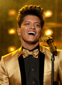 LOS ANGELES, CA - FEBRUARY 12: Musician Bruno Mars performs onstage at the 54th Annual GRAMMY Awards held at Staples Center on February 12, 2012 in Los Angeles, California. (Photo by Kevin Winter/Getty Images)